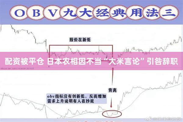 配资被平仓 日本农相因不当“大米言论”引咎辞职