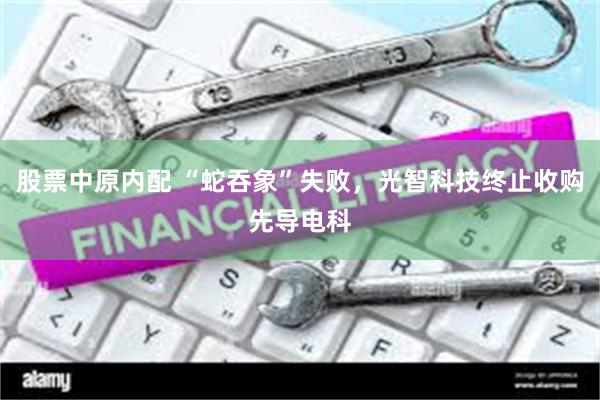 股票中原内配 “蛇吞象”失败，光智科技终止收购先导电科