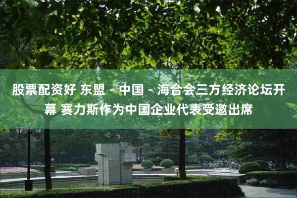 股票配资好 东盟－中国－海合会三方经济论坛开幕 赛力斯作为中国企业代表受邀出席