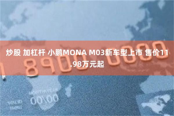 炒股 加杠杆 小鹏MONA M03新车型上市 售价11.98万元起