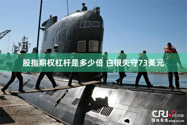 股指期权杠杆是多少倍 白银失守73美元