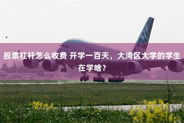 股票杠杆怎么收费 开学一百天，大湾区大学的学生在学啥？