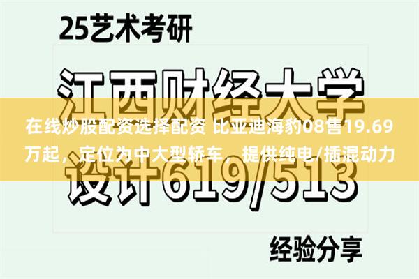 在线炒股配资选择配资 比亚迪海豹08售19.69万起,定位为中大型轿车,提供纯电/插混动力