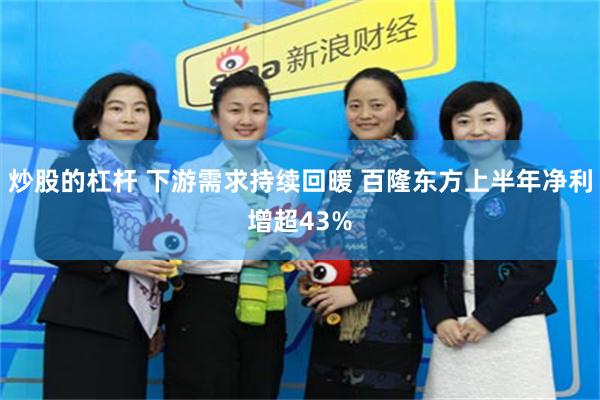 炒股的杠杆 下游需求持续回暖 百隆东方上半年净利增超43%