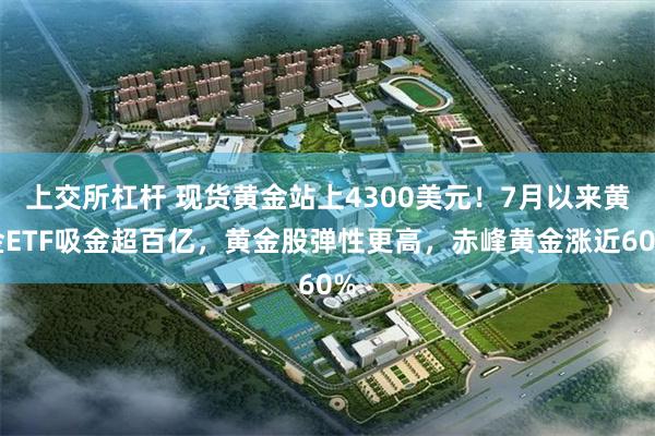 上交所杠杆 现货黄金站上4300美元！7月以来黄金ETF吸金超百亿，黄金股弹性更高，赤峰黄金涨近60%